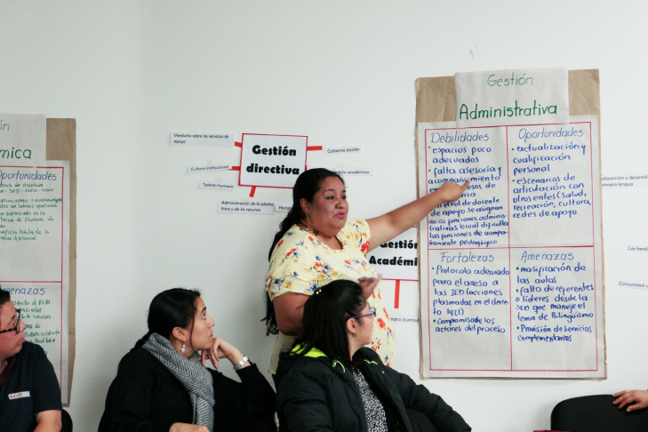 Docentes de Instituciones Educativas de Bogotá participan en talleres de capacitación liderados por el INSOR para la atención educativa de la población sorda.
